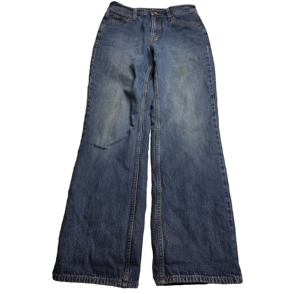 Eddie Bauer Women's Denim Jeans Flannel Lined Size 6 100% Cotton